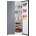 Отдельностоящий холодильник с инвертором Weissgauff WSBS 600 NoFrost Inverter Dark Grey Glass