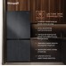 Отдельностоящий холодильник с инвертором Weissgauff WCD 450 Rock Glass NoFrost Inverter