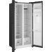Отдельностоящий холодильник с инвертором и подачей воды Weissgauff WSBS 600 B NoFrost Inverter Water Dispenser