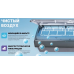 Настенный внутренний блок мульти-сплит системы Centek CT-66AMWM-H09/4R3B(HG)