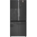 Отдельностоящий холодильник с инвертором Weissgauff WCD 590 NoFrost Inverter Premium EcoFresh Inox Glass
