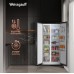 Отдельностоящий холодильник с инвертором Weissgauff WSBS 500 Inverter NoFrost Black Glass