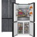 Отдельностоящий холодильник с инвертором Weissgauff WCD 590 Nofrost Inverter Premium EcoFresh Rock Glass