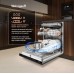 Встраиваемая посудомоечная машина Weissgauff BDW 6138 Touch Inverter Autoopen Timer Floor