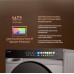 Стиральная машина с инвертором и паром Weissgauff WM 998 Full Touch DC Inverter Steam Silver