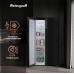 Отдельностоящий холодильник с инвертором Weissgauff WSBS 600 BG NoFrost Inverter