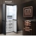 Отдельностоящий холодильник с инвертором Weissgauff WCD 450 Rock Glass NoFrost Inverter