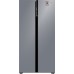 Отдельностоящий холодильник с инвертором Weissgauff WSBS 600 NoFrost Inverter Dark Grey Glass