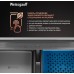 Отдельностоящий холодильник с инвертором Weissgauff WCD 590 Nofrost Inverter Premium EcoFresh Blue Glass