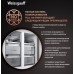 Отдельностоящий холодильник с инвертором Weissgauff WCD 590 Nofrost Inverter Premium Ecofresh Dark Inox