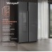 Отдельностоящий холодильник с инвертором Weissgauff WSBS 600 NoFrost Inverter Inox Glass