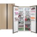 Отдельностоящий холодильник с инвертором Weissgauff WSBS 1036 Inverter NoFrost Premium Champagne Glass