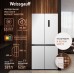Отдельностоящий холодильник с инвертором Weissgauff WCD 450 W NoFrost Inverter