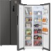 Отдельностоящий холодильник с инвертором Weissgauff WSBS 500 Inverter NoFrost Dark Grey