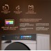 Сушильная машина с инвертором и ультрафиолетом Weissgauff WD 998 Heat Pump Full Touch Silver