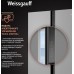 Отдельностоящий холодильник с инвертором Weissgauff WSBS 500 Inverter NoFrost Inox Glass