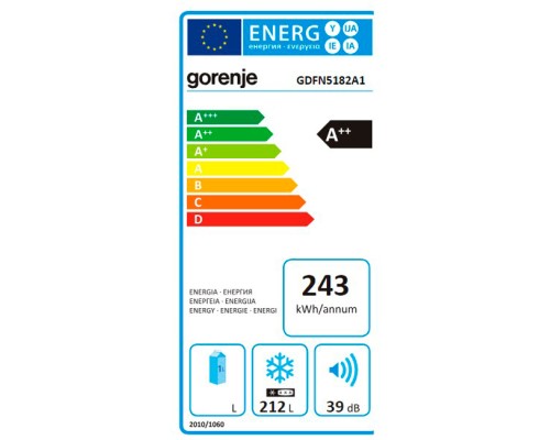 Встраиваемый морозильный шкаф Gorenje GDFN5182A1