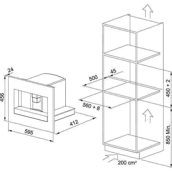 Кофемашина FRANKE FMY 45 CM XS