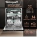 Встраиваемая посудомоечная машина Weissgauff BDW 6140 Real Touch DC Inverter Timer Floor