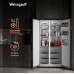 Отдельностоящий холодильник с инвертором Weissgauff WSBS 590 NoFrost Inverter Premium Rock Glass