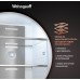 Отдельностоящий холодильник с инвертором Weissgauff WSBS 1036 Inverter NoFrost Premium White Glass