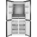 Отдельностоящий холодильник с инвертором Weissgauff WCD 450 Rock Glass NoFrost Inverter