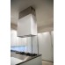 Вытяжка Falmec Design+ LAGUNA isola 60 inox vetro bianco (800) CLDI6075.E0P2#ZZZI491F+KACL.822#F