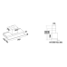 Вытяжка Falmec Design MOVE 120 inox vetro nero (800) CMKN20.E0P2#ZZZN490F