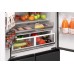 Отдельностоящий холодильник Weissgauff WFD 450 Built-in Inverter NoFrost Dark Inox