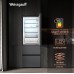 Отдельностоящий холодильник Weissgauff WFD 450 Total NoFrost Inverter Dark Grey Built-in