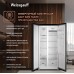 Отдельностоящий холодильник с инвертором и подачей воды Weissgauff WSBS 600 B NoFrost Inverter Water Dispenser