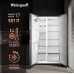 Отдельностоящий холодильник с инвертором и генератором льда Weissgauff WSBS 695 NFX Inverter Ice Maker