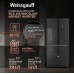 Отдельностоящий холодильник с инвертором Weissgauff WCD 450 Inox Glass NoFrost Inverter