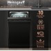 Посудомоечная машина c авто-открыванием и инвертором Weissgauff DW 4539 Inverter Touch AutoOpen Black