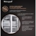 Отдельностоящий холодильник с инвертором Weissgauff WCD 590 NoFrost Inverter Premium EcoFresh Inox Glass