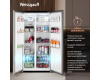 Отдельностоящий холодильник с инвертором Weissgauff WSBS 550 GRG Inverter NoFrost
