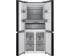 Отдельностоящий холодильник с инвертором Weissgauff WCD 590 Nofrost Inverter Premium EcoFresh Blue Glass