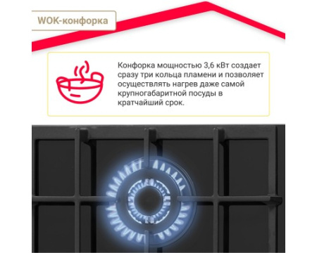 Газовая варочная панель Simfer H45L35B516