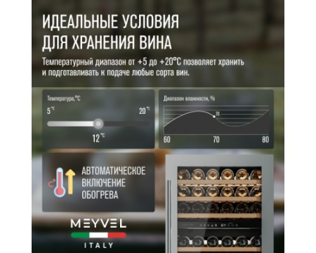 Винный шкаф Meyvel MV77PRO-KST2