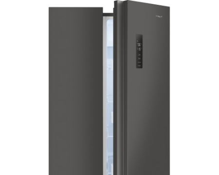 Отдельностоящий холодильник с инвертором Weissgauff WSBS 500 Inverter NoFrost Dark Grey