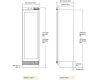 Встраиваемый винный шкаф Signature Kitchen Suite SKSCW243RP под навеску фасадов