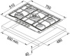 Варочная панель Franke FHTL 755 4G TC GF C 106.0183.110
