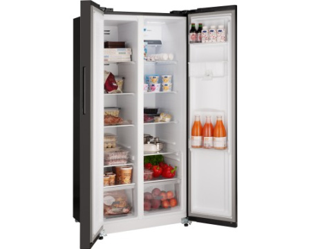 Отдельностоящий холодильник с инвертором и подачей воды Weissgauff WSBS 600 B NoFrost Inverter Water Dispenser