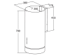 Вытяжка MEFERI TUBE35BK COMFORT