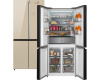 Отдельностоящий холодильник с инвертором Weissgauff WCD 590 Nofrost Inverter Premium EcoFresh Gold Glass