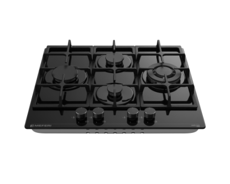 Газовая варочная панель Meferi MGH604BK GLASS ULTRA