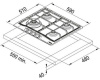 Варочная панель Franke FHCL 604 3G TC GF C 106.0271.788