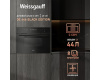 Встраиваемый компактный духовой шкаф с СВЧ Weissgauff OE 446 Black Edition
