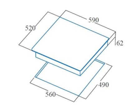 Индукционная варочная панель Cata IBG 6303 BK