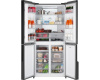 Отдельностоящий холодильник с инвертором Weissgauff WCD 450 Inox Glass NoFrost Inverter